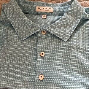 Peter Millar Size XL Blue and light green colors